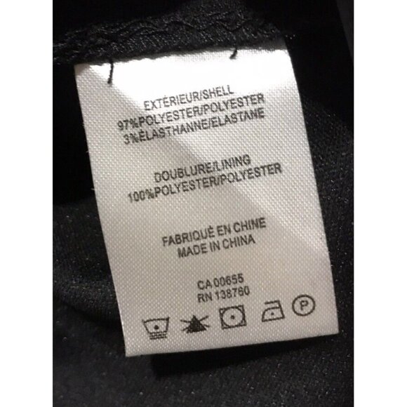 NWT NOS $150 New Michel Studio Plus Black white polka dot ruffle Spring Dress - Picture 13 of 14